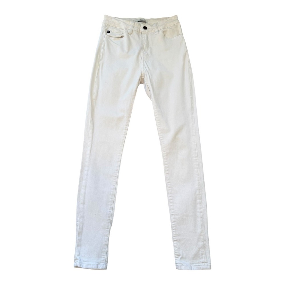 KanCan White Denim Skinny Jeans High Rise Stretch Casual Size‎ 5/26